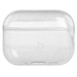 Carcasa Bizon Clear Case compatibila cu Apple AirPods Pro 3, Glitter Clear 2 - lerato.ro