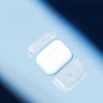 Carcasa Bizon Clear Case compatibila cu Apple AirPods Pro 3, Glitter Clear 4 - lerato.ro
