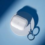 Carcasa Bizon Clear Case compatibila cu Apple AirPods Pro 3, Glitter Clear 6 - lerato.ro