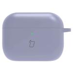 Carcasa Bizon Silicone Case compatibila cu Apple AirPods Pro 3, Gri 2 - lerato.ro