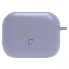Airpods, Carcasa Bizon Silicone Case compatibila cu Apple AirPods Pro 3, Gri, lerato.ro