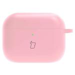 Carcasa Bizon Silicone Case compatibila cu Apple AirPods Pro 3, Roz 2 - lerato.ro
