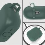 Carcasa Bizon Clear Case compatibila cu Apple AirPods Pro 3, Dark Green 4 - lerato.ro