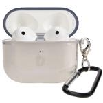 Carcasa Bizon Clear Case compatibila cu Apple AirPods 3, Negru 4 - lerato.ro
