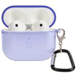 Carcasa Bizon Clear Case compatibila cu Apple AirPods 3, Mov 4 - lerato.ro