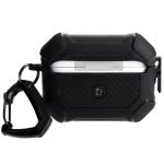 Carcasa Bizon Armor Case compatibila cu Apple AirPods Pro 2, Negru 2 - lerato.ro