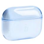 Carcasa Bizon Clear Case compatibila cu Apple AirPods Pro 2, Albastru 5 - lerato.ro