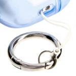 Carcasa Bizon Clear Case compatibila cu Apple AirPods Pro 2, Albastru 6 - lerato.ro