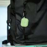 Carcasa Bizon Silicone Case compatibila cu Apple AirPods 3, Light Green 6 - lerato.ro