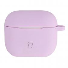 Accesorii AirPods 3, Carcasa Bizon Silicone Case compatibila cu Apple AirPods 3, Violet, lerato.ro