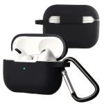 Carcasa Bizon Silicone Case compatibila cu Apple AirPods Pro 2, Negru 3 - lerato.ro