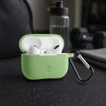 Carcasa Bizon Silicone Case compatibila cu Apple AirPods Pro 2, Light Green 5 - lerato.ro