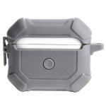 Carcasa Bizon Armor Case compatibila cu Apple AirPods 3, Gri 3 - lerato.ro