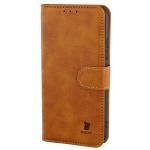 Husa flip cover Bizon Pocket compatibila cu Xiaomi 17, Maro 4 - lerato.ro