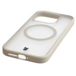 Carcasa Bizon MatteO cu MagSafe compatibila cu Xiaomi 17, Bej 7 - lerato.ro