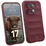 Carcasa Bizon Tur compatibila cu Xiaomi 17, Burgundy 3 - lerato.ro