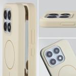 Carcasa Bizon Soft cu MagSafe compatibila cu Xiaomi 17, Bej 7 - lerato.ro