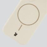 Carcasa Bizon Soft cu MagSafe compatibila cu Xiaomi 17, Bej 8 - lerato.ro