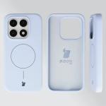 Carcasa Bizon Soft cu MagSafe compatibila cu Xiaomi 17, Albastru 6 - lerato.ro