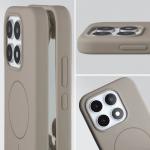 Carcasa Bizon Soft cu MagSafe compatibila cu Xiaomi 17, Gri 7 - lerato.ro