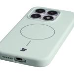 Carcasa Bizon Soft cu MagSafe compatibila cu Xiaomi 17, Verde 4 - lerato.ro