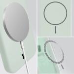 Carcasa Bizon Soft cu MagSafe compatibila cu Xiaomi 17, Verde 5 - lerato.ro