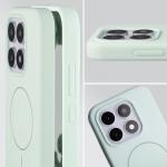 Carcasa Bizon Soft cu MagSafe compatibila cu Xiaomi 17, Verde 7 - lerato.ro