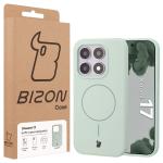 Carcasa Bizon Soft cu MagSafe compatibila cu Xiaomi 17, Verde 9 - lerato.ro
