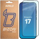 Folie sticla securizata Bizon Glass Edge 2 compatibila cu Xiaomi 17, Negru 4 - lerato.ro