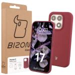 Carcasa Bizon Soft compatibila cu Xiaomi 17, Dark Purple 8 - lerato.ro