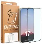 Kit protectie 2 in 1 BizonMobile, Carcasa Bizon Angelo si Folie sticla securizata Bizon Glass Edge, compatibil cu Xiaomi 17, Bej 9 - lerato.ro