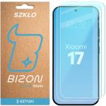 Set 2 folii sticla securizata Bizon Glass Clear Duo compatibile cu Xiaomi 17, Transparent 4 - lerato.ro