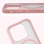 Kit protectie 2 in 1 BizonMobile, Carcasa Bizon MatteO si Folie sticla securizata Bizon Glass Edge, compatibil cu Xiaomi 17, Roz 6 - lerato.ro