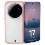 Carcasa Bizon Angelo compatibila cu Xiaomi 17 Ultra, Transparent / Roz 3 - lerato.ro