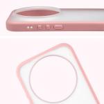 Carcasa Bizon Angelo compatibila cu Xiaomi 17 Ultra, Transparent / Roz 4 - lerato.ro