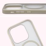Kit protectie 2 in 1 BizonMobile, Carcasa Bizon MatteO si Folie sticla securizata Bizon Glass Edge, compatibil cu Xiaomi 17, Bej 6 - lerato.ro
