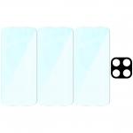 Set protectie 4in1 Bizon Glass Clear Pack, 3 folii sticla ecran + 1 folie sticla camera foto, compatibil cu Xiaomi 17, Transparent 7 - lerato.ro