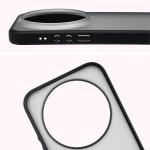 Carcasa Bizon Angelo compatibila cu Xiaomi 17 Ultra, Transparent / Negru 4 - lerato.ro