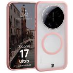 Carcasa Bizon MatteO cu MagSafe compatibila cu Xiaomi 17 Ultra, Roz 3 - lerato.ro