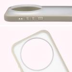 Kit protectie 2 in 1 BizonMobile, Carcasa Bizon Angelo si Folie sticla securizata Bizon Glass Edge, compatibil cu Xiaomi 17 Ultra, Bej 5 - lerato.ro