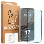 Kit protectie 2 in 1 BizonMobile, Carcasa Bizon MatteO si Folie sticla securizata Bizon Glass Edge, compatibil cu Xiaomi 17 Ultra, Bej 10 - lerato.ro