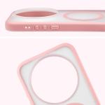 Kit protectie 2 in 1 BizonMobile, Carcasa Bizon MatteO si Folie sticla securizata Bizon Glass Edge, compatibil cu Xiaomi 17 Ultra, Roz 6 - lerato.ro