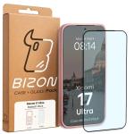 Kit protectie 2 in 1 BizonMobile, Carcasa Bizon MatteO si Folie sticla securizata Bizon Glass Edge, compatibil cu Xiaomi 17 Ultra, Roz 10 - lerato.ro