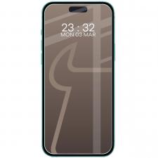 Folie sticla securizata Bizon Glass Mule compatibila cu iPhone 16 Pro, Transparent