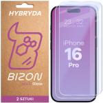 Set 2 folii sticla securizata Bizon Glass Mule compatibile cu iPhone 16 Pro, Transparent 4 - lerato.ro