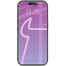 Set 2 folii sticla securizata Bizon Glass Mule compatibile cu iPhone 16 Pro, Transparent