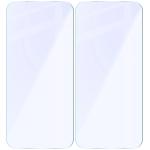 Set 2 folii sticla securizata Bizon Glass Mule compatibile cu iPhone 16 Pro, Transparent 5 - lerato.ro