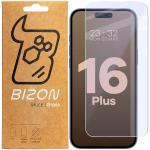 Folie sticla securizata Bizon Glass Mule compatibila cu iPhone 16 Plus, Transparent 4 - lerato.ro