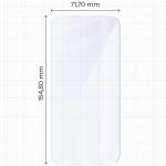 Folie sticla securizata Bizon Glass Mule compatibila cu iPhone 16 Plus, Transparent 3 - lerato.ro