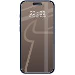 Folie sticla securizata Bizon Glass Mule compatibila cu iPhone 16 Plus, Transparent 2 - lerato.ro